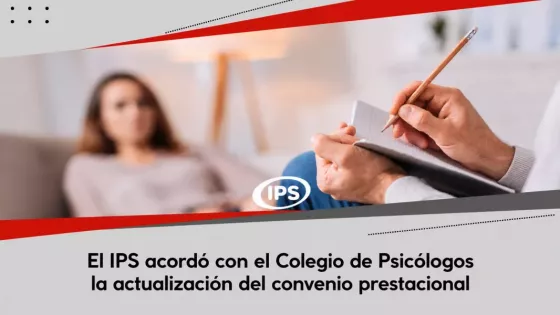 El IPS acordó con el Colegio de Psicólogos la actualización del convenio prestacional