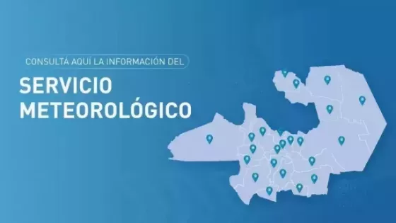 Alerta amarilla por viento Zonda