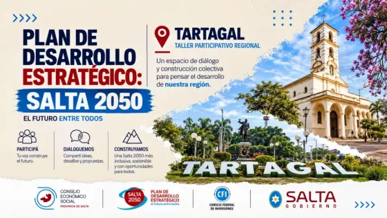 Plan Estratégico Salta 2050: El 17 de septiembre será el encuentro regional en Tartagal