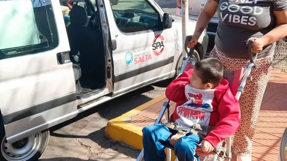 “Llegar es un Derecho”: el Gobierno inició los traslados accesibles con la asistencia integral a un niño en situación de vulnerabilidad