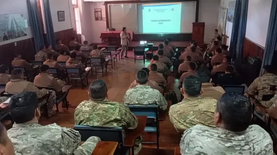 Actualizaron conocimientos sobre el abordaje de emergencias por sismos a integrantes del Ejército Argentino