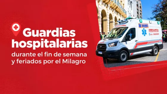 En guardias hospitalarias capitalinas fueron asistidos más de 3500 pacientes este fin de semana largo del Milagro Salteño