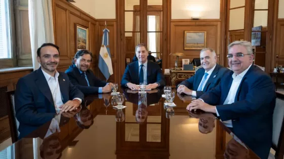 Sáenz y gobernadores del Norte Grande se reunieron con Santilli por la agenda de la región