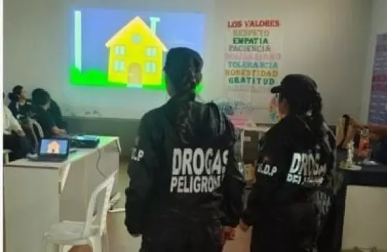 Seguridad concientiza a estudiantes sobre el consumo problemático de sustancias y microtráfico de drogas