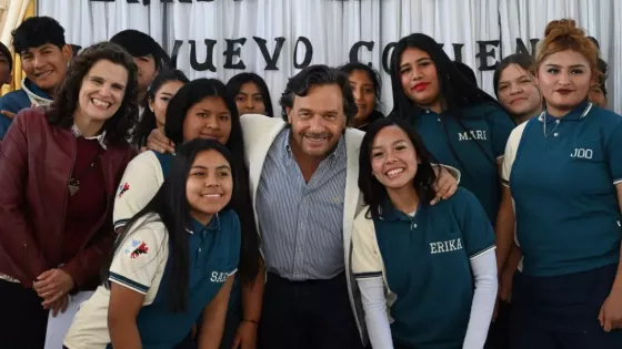 Sáenz inauguró las obras del Colegio América Latina: “Priorizamos la educación y nos hicimos cargo”