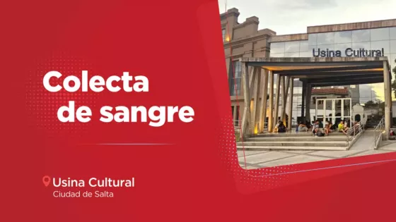 El sábado harán promoción y colecta de sangre en la Usina Cultural