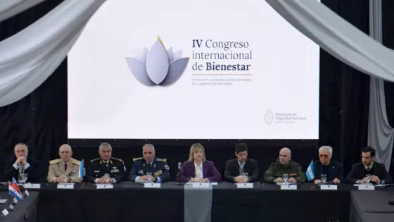 El Ministerio de Seguridad participó del Congreso Internacional de Bienestar de las Fuerzas Federales