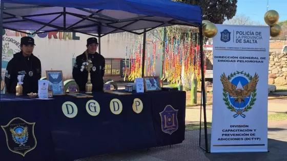 La Policía realizó jornadas de prevención y concientización sobre consumo problemático de sustancias