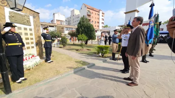 Rindieron homenaje a policías caídos en cumplimiento del deber