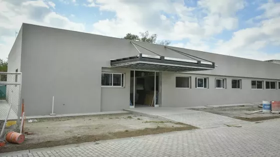 Avanza la construcción de un laboratorio de agua y efluentes