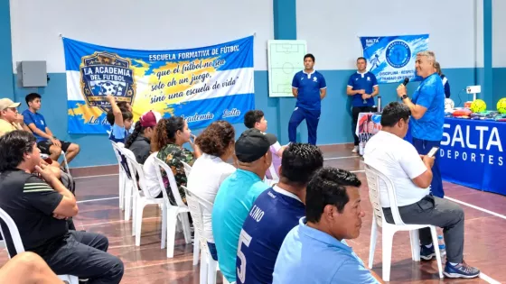 Guachipas fue sede de un encuentro provincial de formación para cuerpos técnicos de fútbol