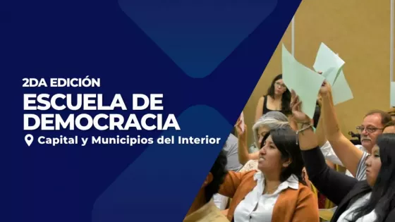 Salta abre una nueva edición de la Escuela de Democracia Abierta y Participación Ciudadana