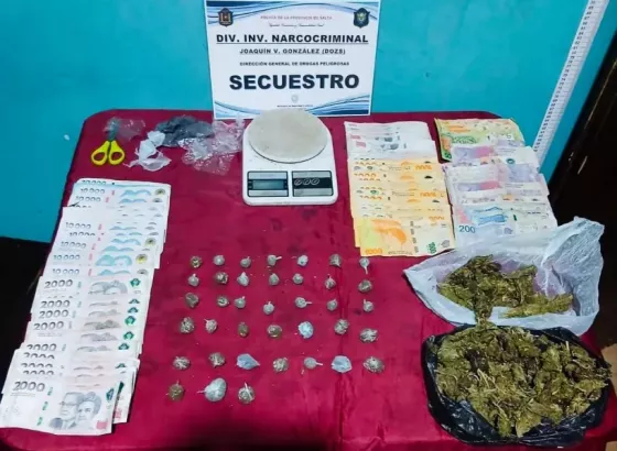 La Policía secuestró más de 7 mil dosis de droga durante la última semana