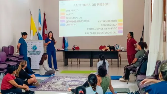 Taller sobre suelo pélvico: gratis en el hospital Del Milagro.