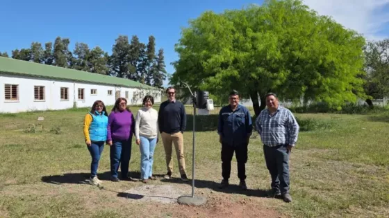 La Escuela Técnica de El Galpón y el INTA pusieron en línea su estación meteorológica automatizada