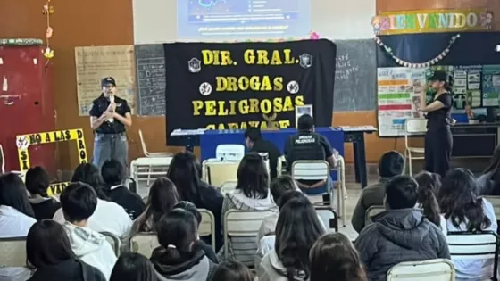 La Policía de Salta desarrolla acciones preventivas sobre el consumo de sustancias