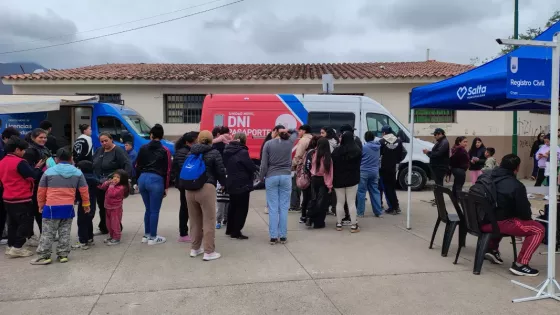 El Registro Civil realizó un operativo de identificación en el barrio El Milagro