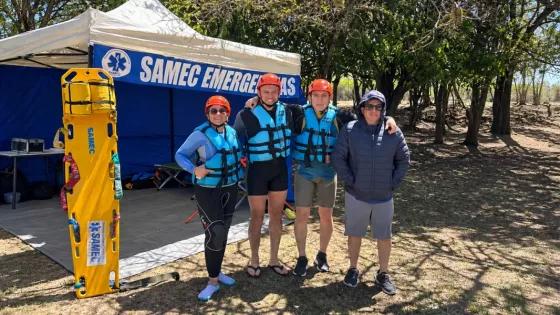 El SAMEC se capacita para responder ante emergencias por inundaciones urbanas