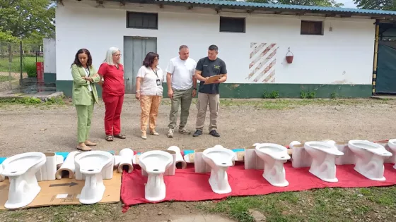 El hospital San Vicente de Paul recibió una donación de artefactos sanitarios, electrodomésticos y utensilios a través de la Justicia Federal