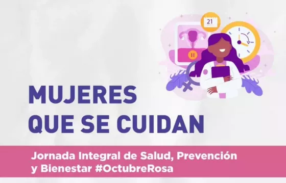 Octubre Rosa: realizarán una jornada gratuita de promoción y cuidado de la salud para mujeres y diversidades