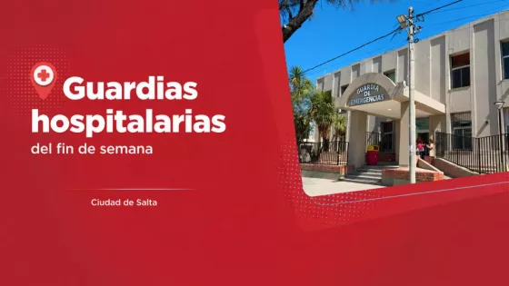 En guardias hospitalarias capitalinas fueron asistidos más de 1800 pacientes este fin de semana