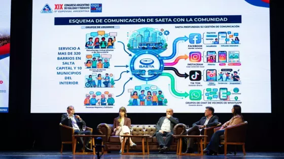 Saeta participó en Mendoza en el XIX Congreso Argentino de Vialidad y Tránsito