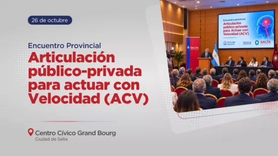 Presentarán la Red Provincial de Tele-ACV y sus canales de articulación público-privada