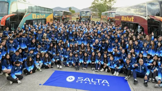Rumbo a los Juegos Evita: Salta ya viaja a Mar del Plata con una comitiva de 400 personas