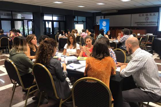 Funcionarios provinciales participaron en la jornada de salud adolescente de Unicef