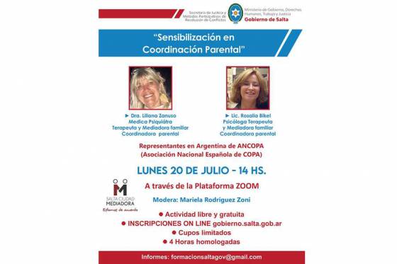 Capacitación virtual sobre coordinación parental
