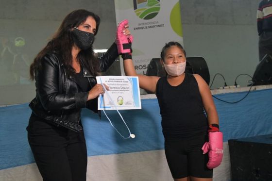 Elena Cornejo participó en el cierre de actividades deportivas en Rosario de Lerma