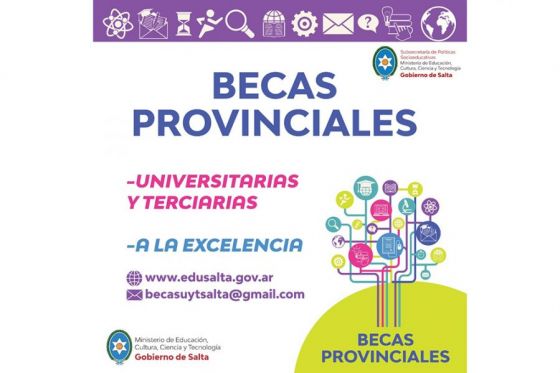 Inició la inscripción para acceder a las becas provinciales