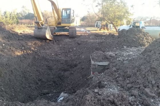 Aguas del Norte trabaja en la reparación del Acueducto Sur