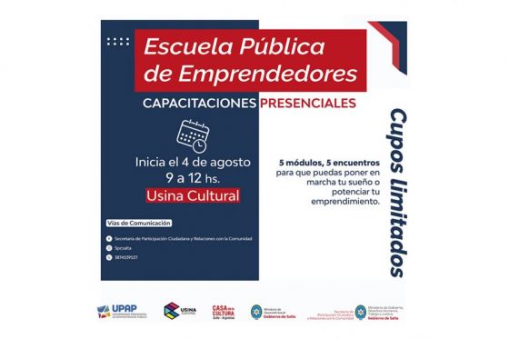 Escuela Pública de Emprendedores: en su segunda edición las clases serán presenciales