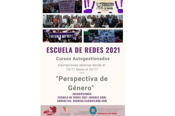 Convocan a participar en un curso de formación en perspectiva de género