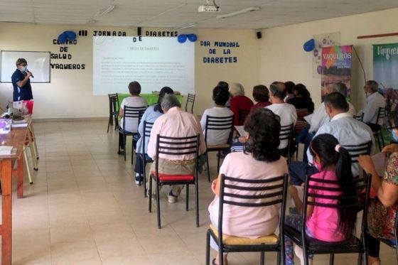 En Vaqueros se realizaron actividades de concientización sobre Diabetes