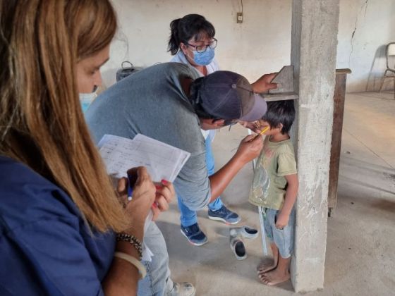 Más de 200 personas fueron asistidas en el refuerzo sanitario realizado en Santa Victoria Este