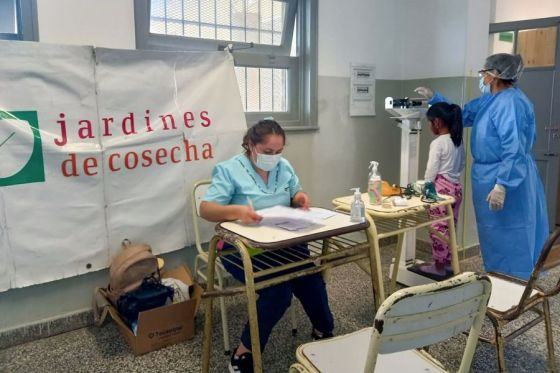 Cerca de 900 niños y adolescentes fueron controlados en salud en la temporada tabacalera