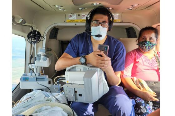 Mediante un vuelo sanitario se trasladó a Salta a un niño de Pichanal en grave estado