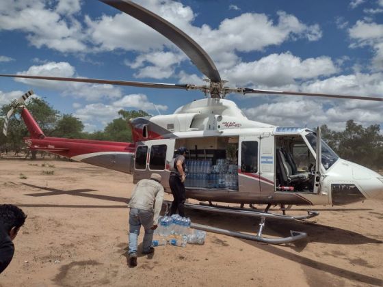 El Gobierno continúa con la asistencia a comunidades que quedaron aisladas por la crecida de los ríos tras el temporal