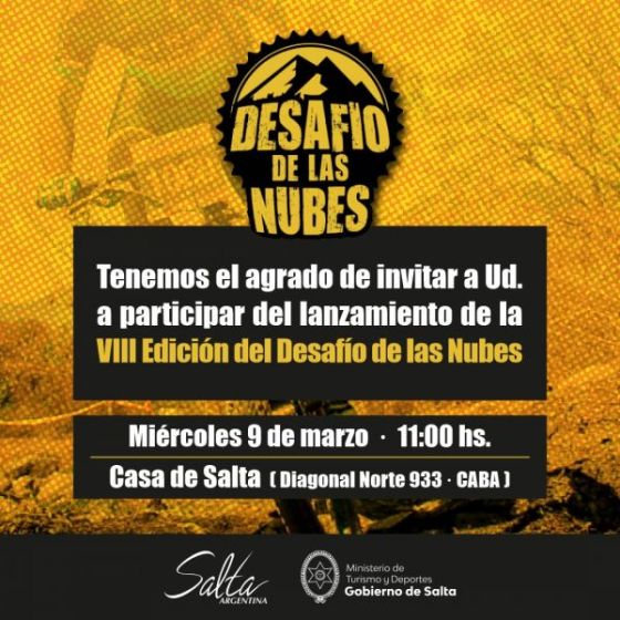 Hoy se presentará en Buenos Aires el Desafío de las Nubes