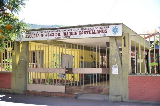 Obras en la escuela Joaquín Castellanos de Capital