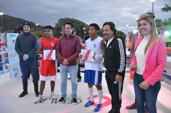 El gobernador Sáenz participó del River Boxing en Campo Quijano