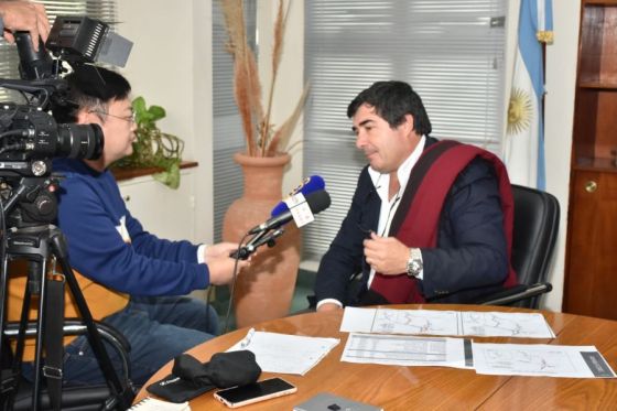 La producción salteña en la agenda del medio televisivo más importante de China
