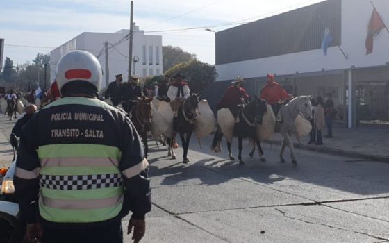 Desvíos de colectivos por la Marcha de Gauchos de Güemes