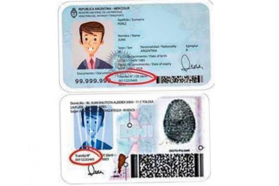 Cómo encontrar el número de trámite del DNI