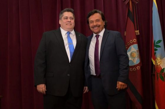 El Gobernador Sáenz participó de la asunción de Gabriel Chibán como nuevo juez de la Corte de Justicia