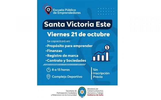 La Escuela Pública de Emprendedores llega a Santa Victoria Este