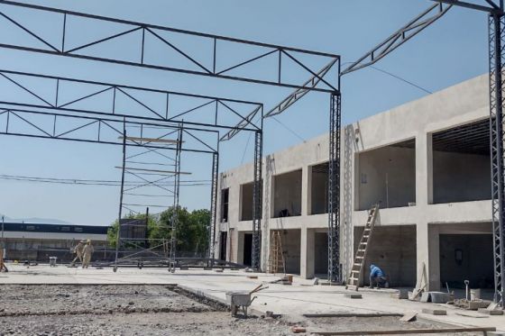 Avanzan las obras para la Técnica Aeronáutica Capitán Lotufo