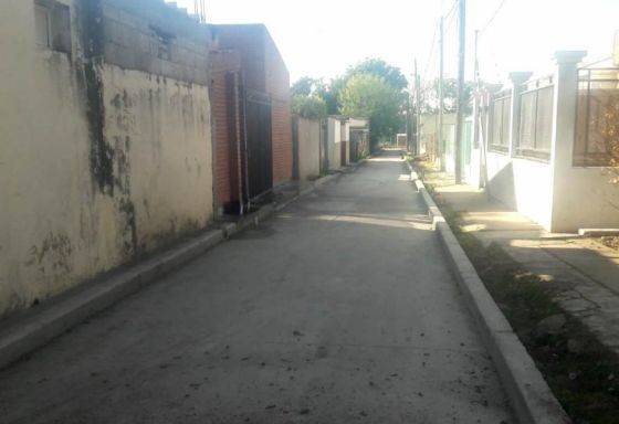 Obras urbanas en barrios de Metán